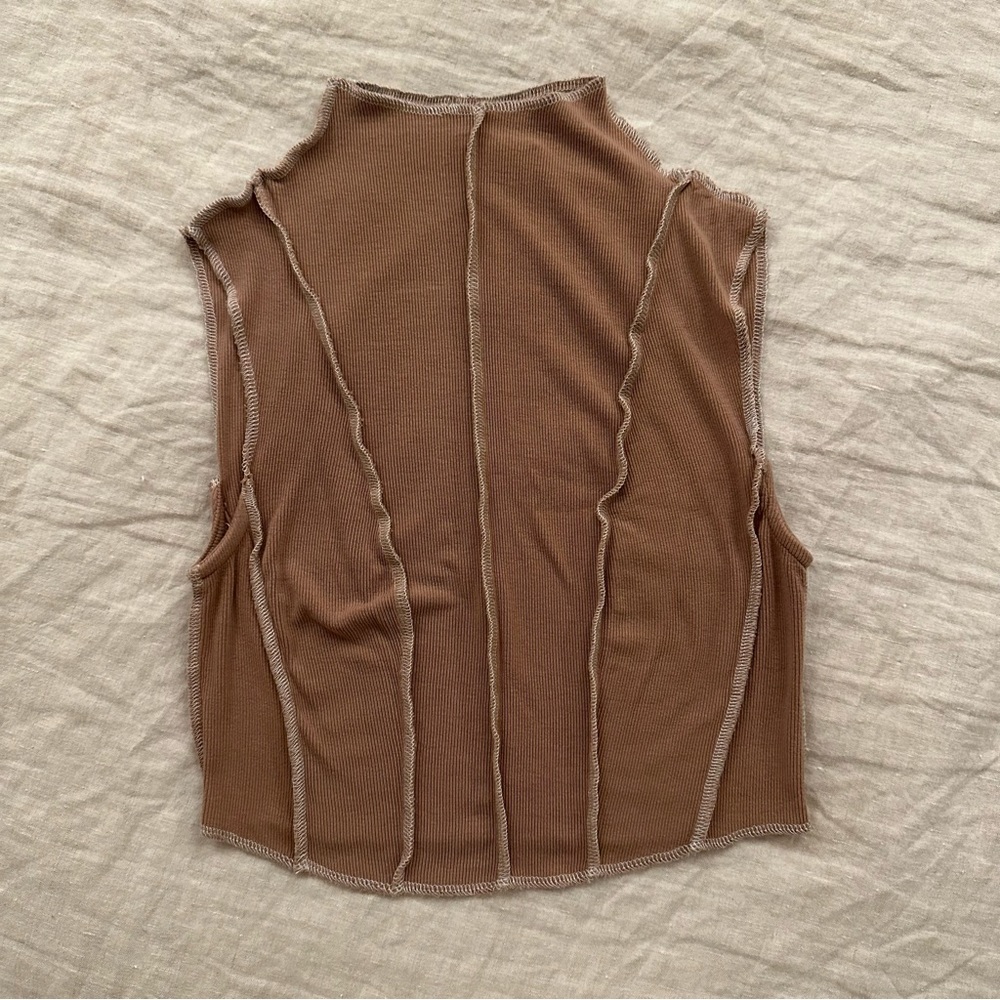 High Neck Crop Top